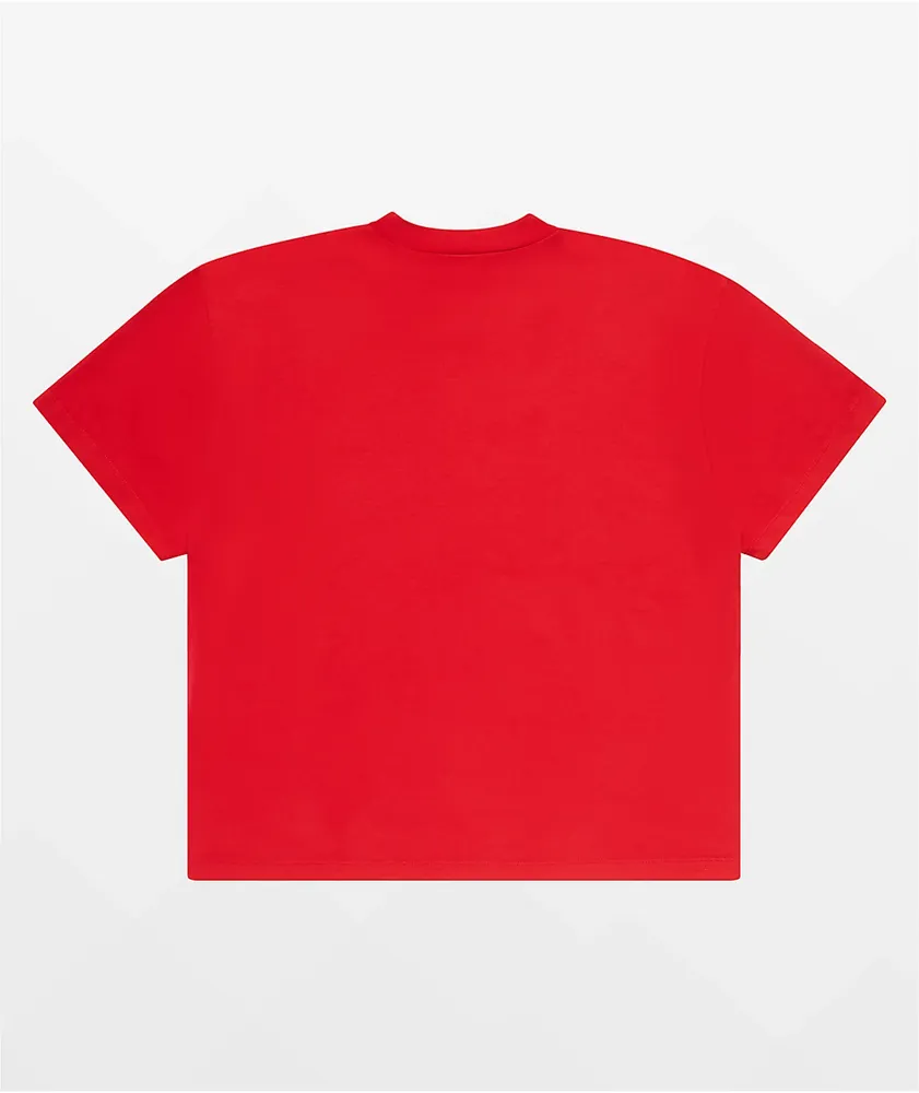 4Hunnid Komfort Kollection Red Pigment Dye T-Shirt