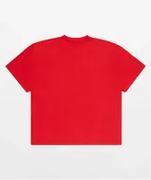 4Hunnid Komfort Kollection Red Pigment Dye T-Shirt