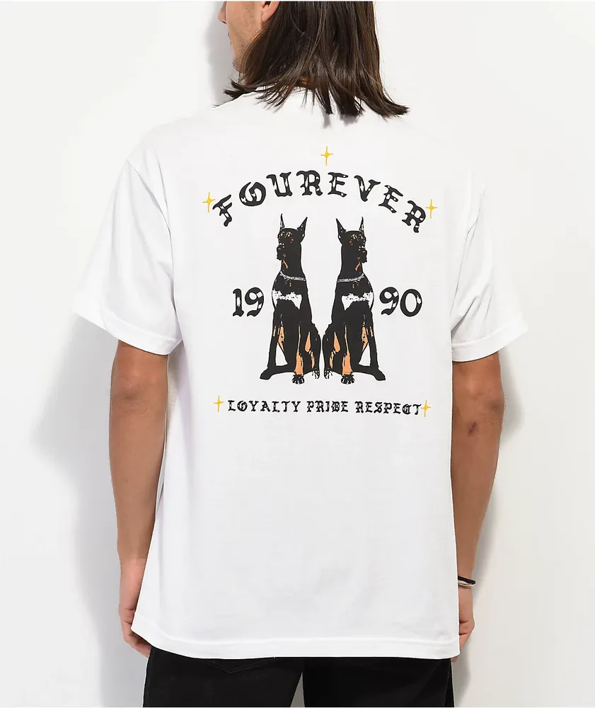 4Hunnid Loyalty Pride Respect White T-Shirt