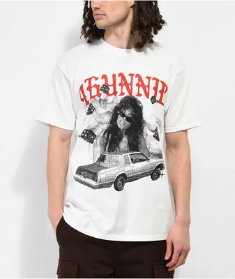 4Hunnid Lucky Lady White T-Shirt