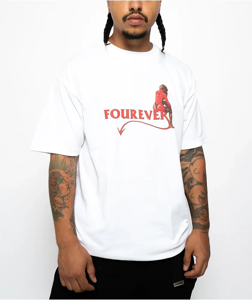 4Hunnid My Lady Fourever White T-Shirt