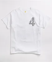 4Hunnid Paisley White T-Shirt