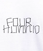 4Hunnid Pencil White T-Shirt