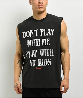 4Hunnid Play Vintage Black Tank Top