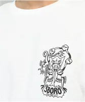 5Boro Dragon White Long Sleeve T-Shirt