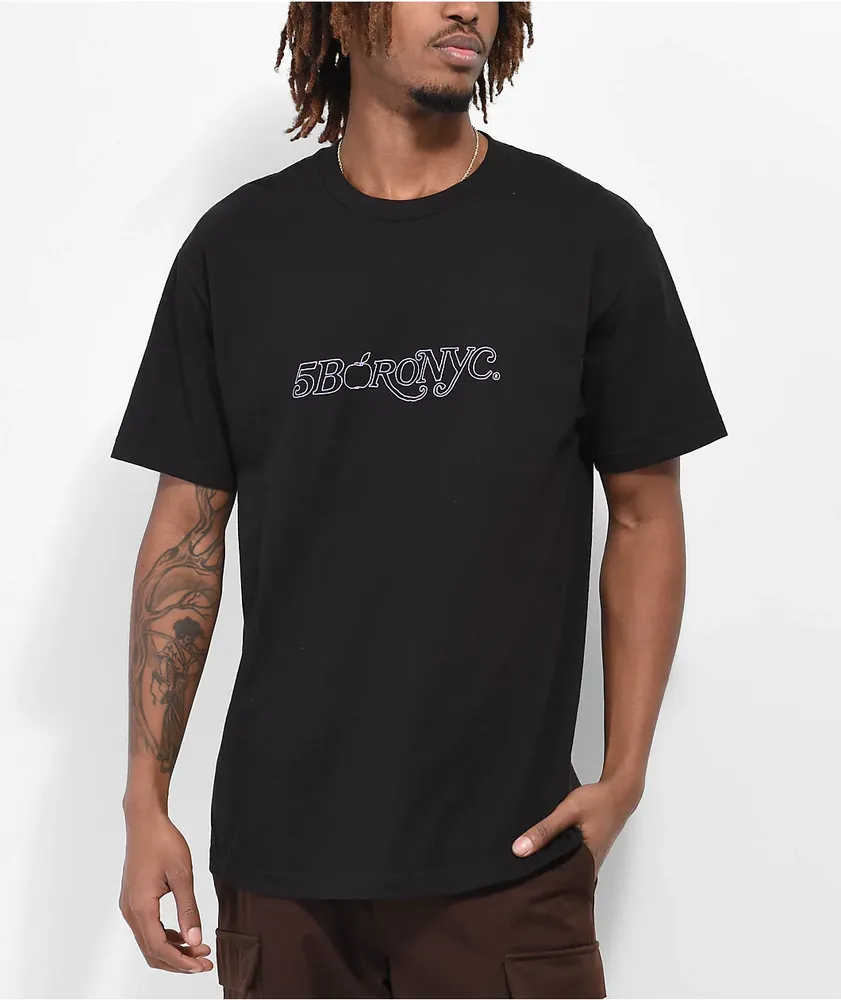 5Boro NY Heads Black T-Shirt