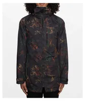 686 Dream Black Floral Stripe 10K Snowboard Jacket