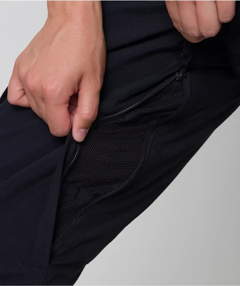 DiorAlps Flared Ski Pants Black Technical Fabric