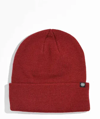 686 Standard Roll Up Ox Blood Red Beanie
