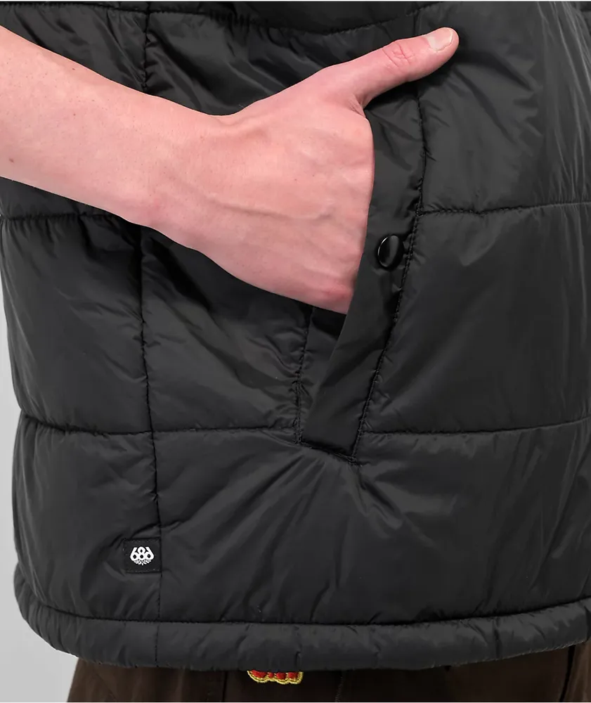 686 Thermal Black Puffer Vest