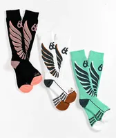 686 Womens Liberta 3 Pack Snow Socks