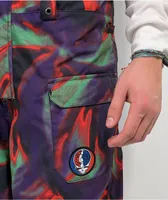 686 x Grateful Dead Frontier Tie Dye 10K Snowboard Bib Pants