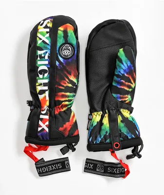 686 x Grateful Dead Team Tie Dye 10K Snowboard Mittens