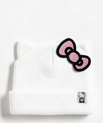 686 x Hello Kitty White Beanie