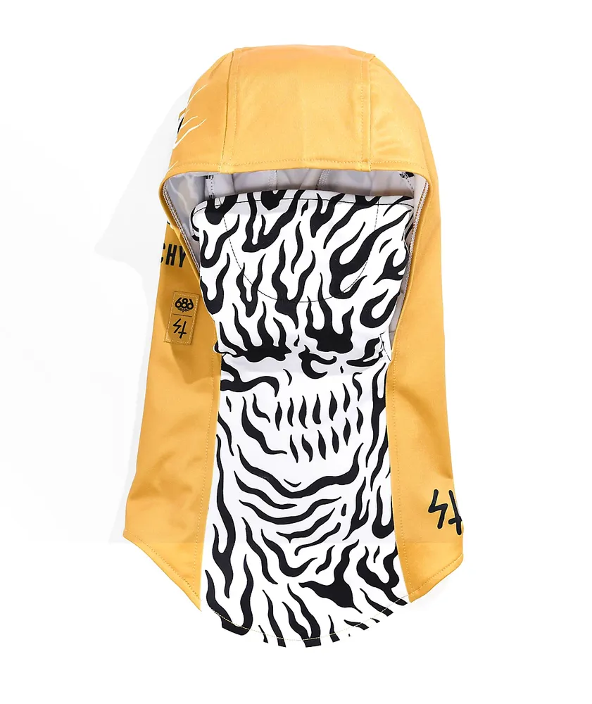 686 x Sketchy Tank Deluxe Hinged Yellow Balaclava