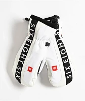 688 Team Merino White 10K Snowboard Mittens