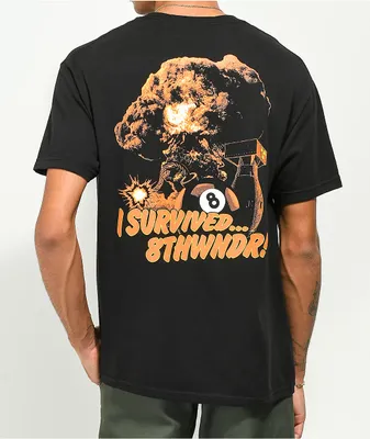 8THWNDR Explosion Black T-Shirt