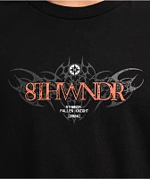 8THWNDR Fallen Knight Black T-Shirt