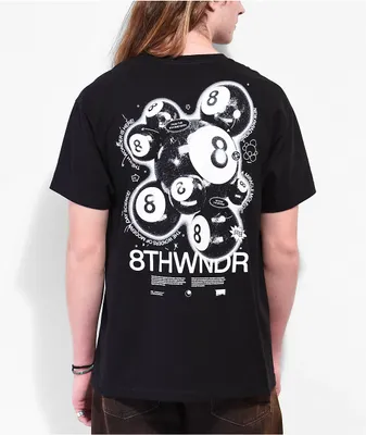 8THWNDR Molecule Black T-Shirt
