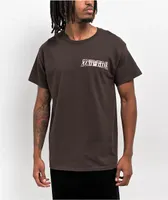 8THWNDR Night Starts Brown T-Shirt