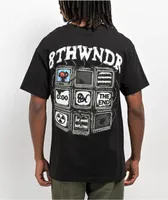 8THWNDR Nuclear TV Black T-Shirt