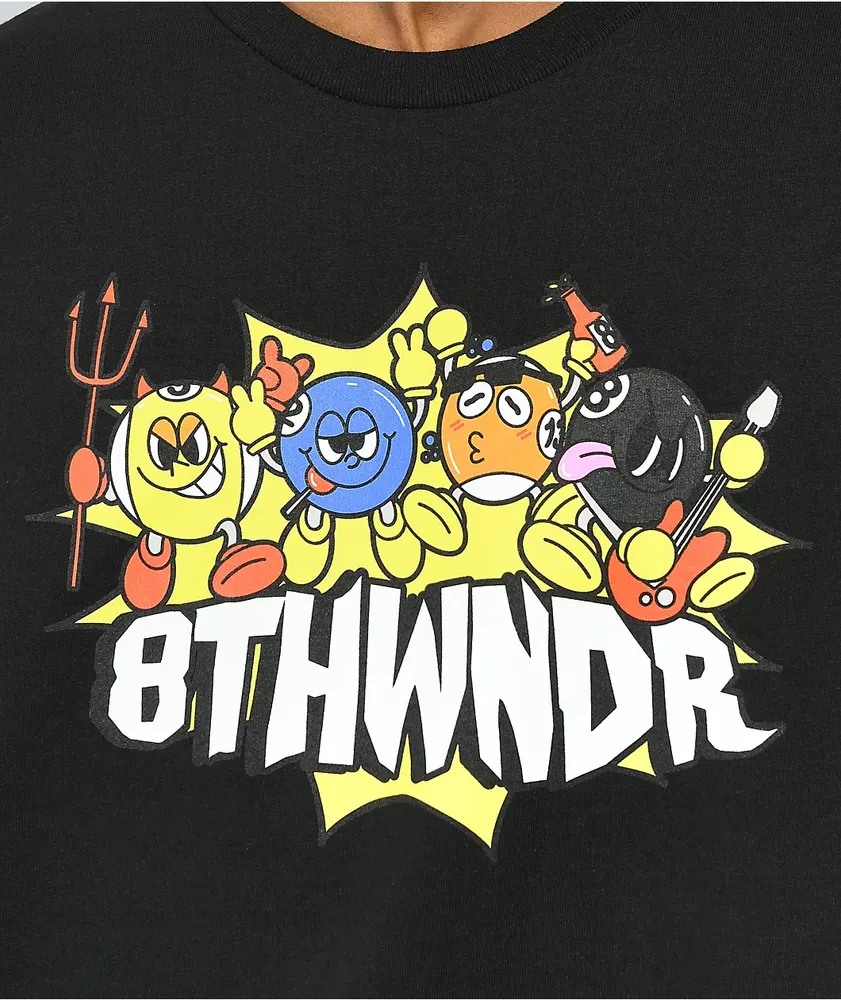 8THWNDR Party Black T-Shirt