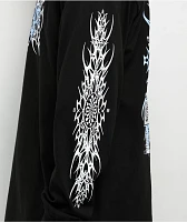 8THWNDR Reaper Black Long Sleeve T-Shirt