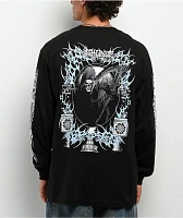 8THWNDR Reaper Black Long Sleeve T-Shirt