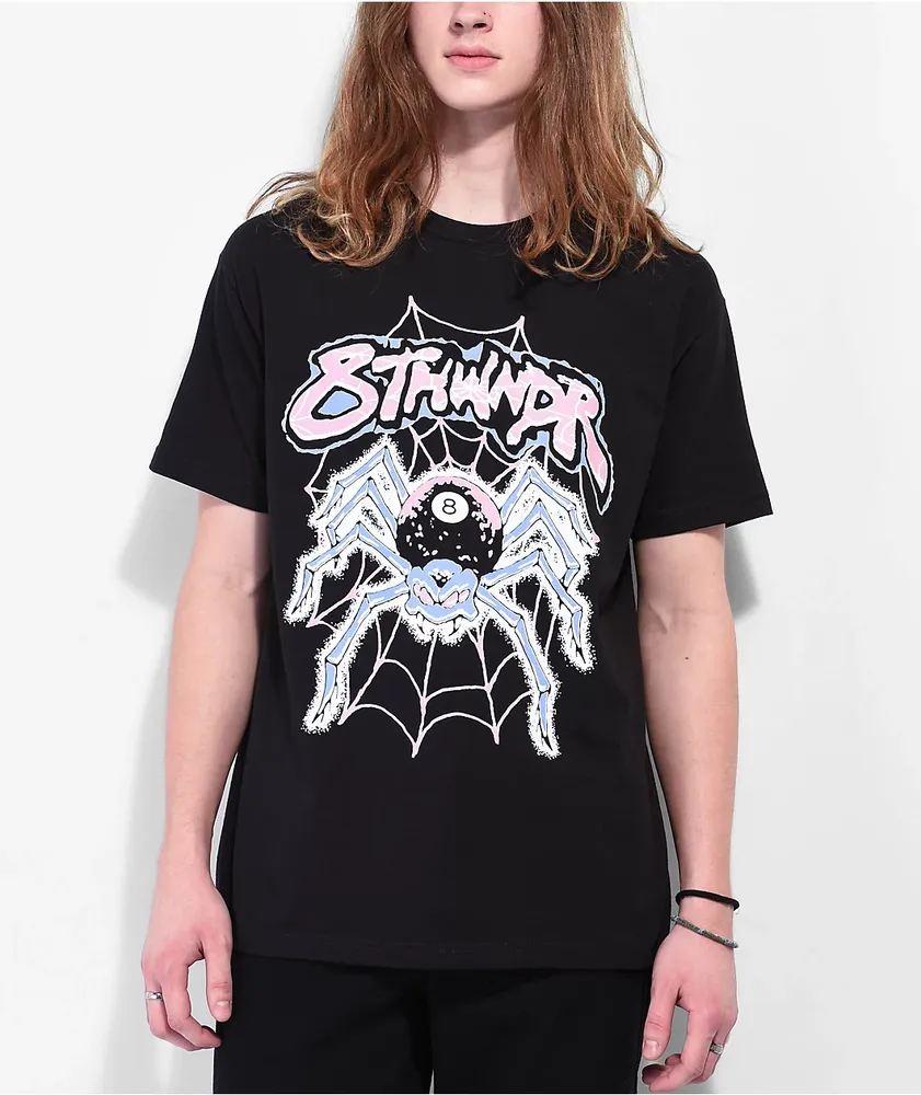 8THWNDR Spider Black T-Shirt