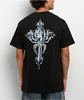8THWNDR Spider Cross Black T-Shirt