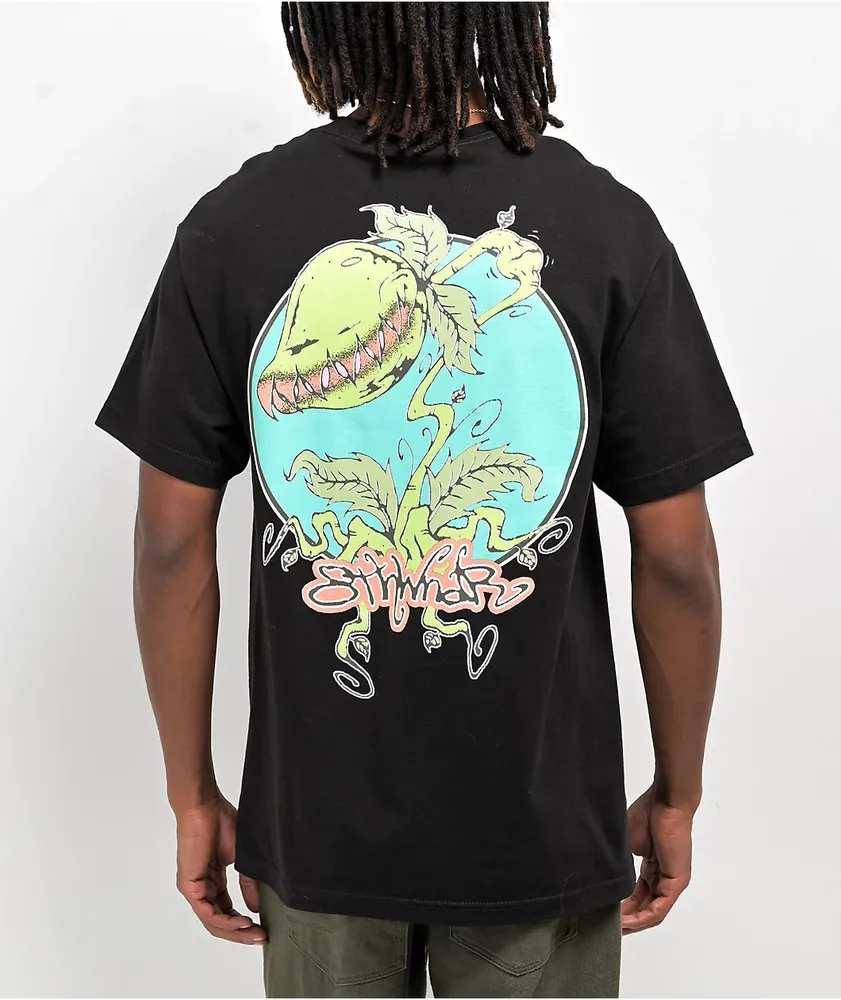 8THWNDR Venus Fly Trap Black T-Shirt