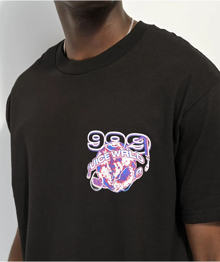 999 Club by Juice WRLD 999 Hands Black T-Shirt