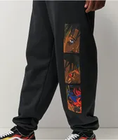 999 Club by Juice WRLD Anime Club Black Sweat Pants