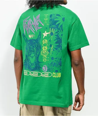 999 Club by Juice WRLD Forever Doberman Green T-Shirt