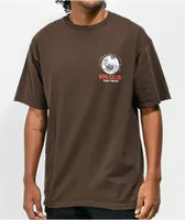 999 Club by Juice WRLD Remain Positive Brown T-Shirt