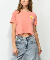 A-Lab Ballina Fruit Pink Crop T-Shirt