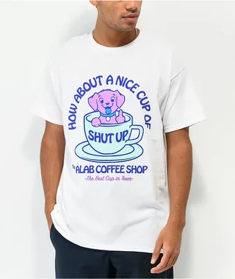 A-Lab Coffee Shop White T-Shirt