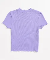 A-Lab Curly Butterfly Lavender T-Shirt