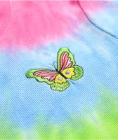 A-Lab Curly Butterfly Rainbow Tie Dye T-Shirt