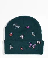 A-Lab Ellison Bugs Pine Green Beanie