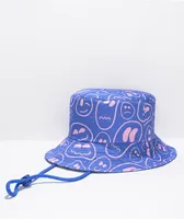 A-Lab Faces In Places Purple Boonie Hat