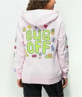 A-Lab Freela Bug Off Pink Hoodie