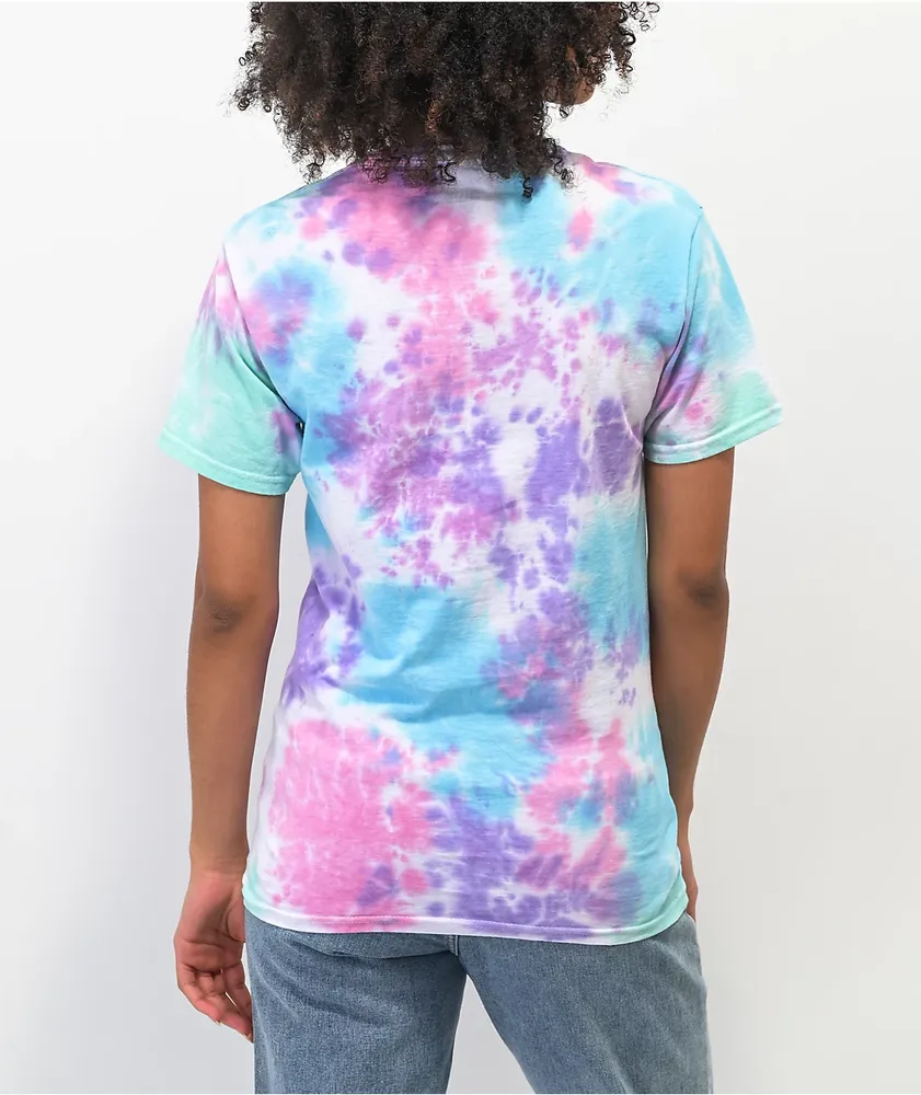 A-Lab Go With The Flow Purple & Blue Tie Dye T-Shirt