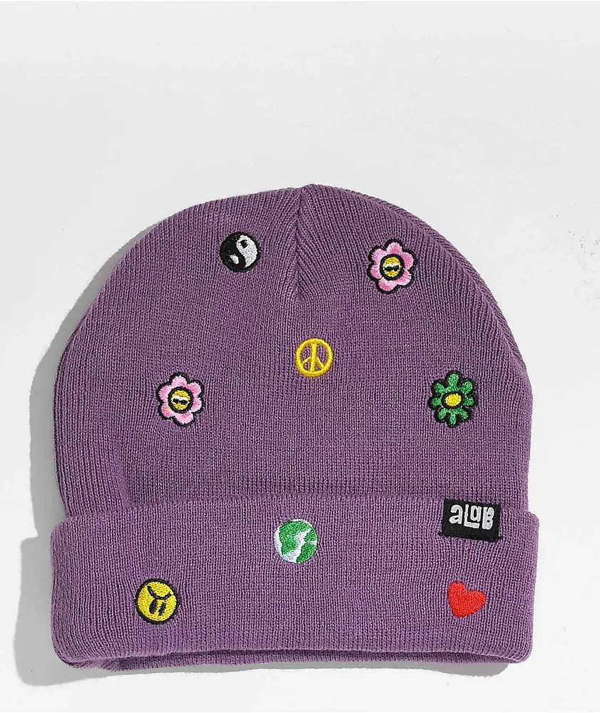 【全国無料格安】peace embroidered beanie 帽子