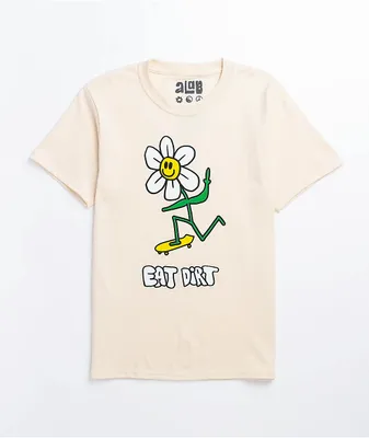 A-Lab Kids Eat Dirt Cream T-Shirt