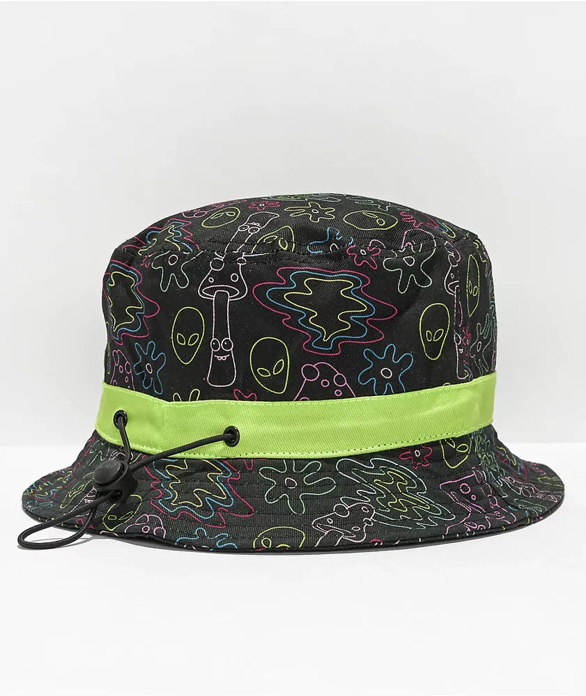 A-Lab Laser Show Black Bucket Hat