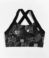 A-Lab Mila Black & White Sports Bra