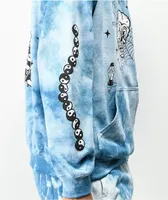 A-Lab Never Grow Up Blue Tie Dye Hoodie