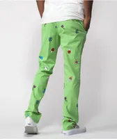 A-Lab Pen Pals Green Twill Pants