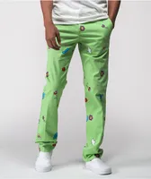 A-Lab Pen Pals Green Twill Pants